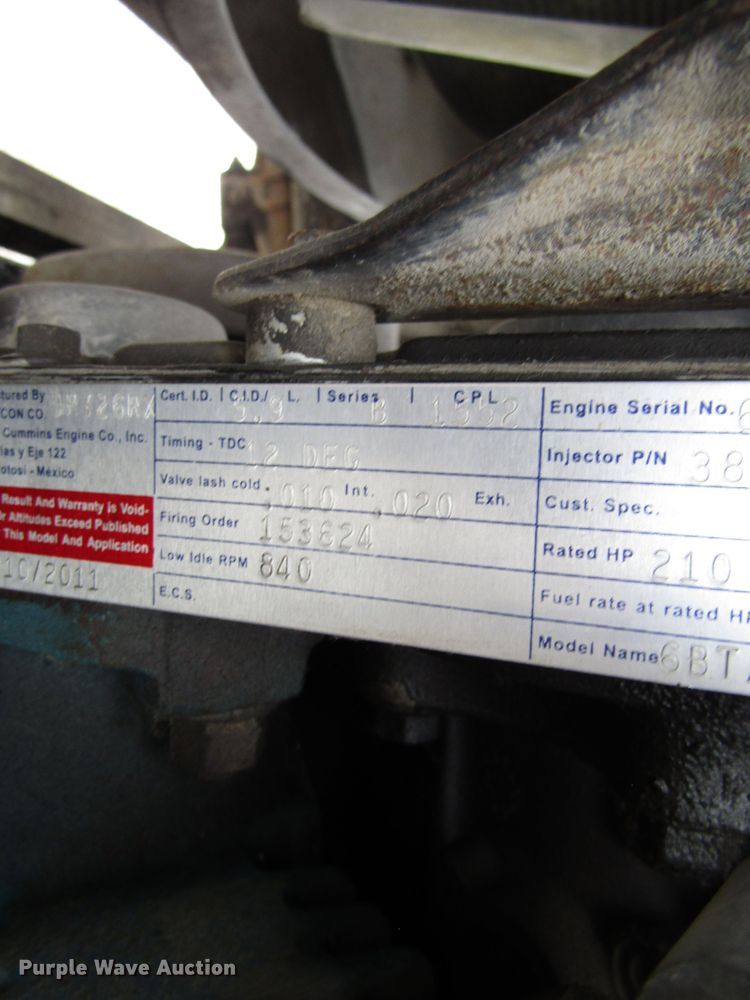 image for item EU9699 1998 Ford F800 truck cab and chassis