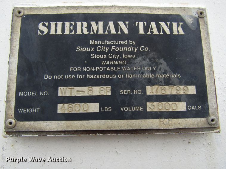 image for item EU9700 1991 White GMC WG tank truck