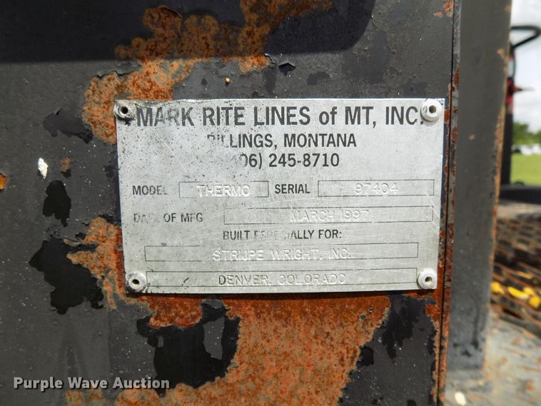 image for item FI9780 1997 Volvo FE paint striping truck