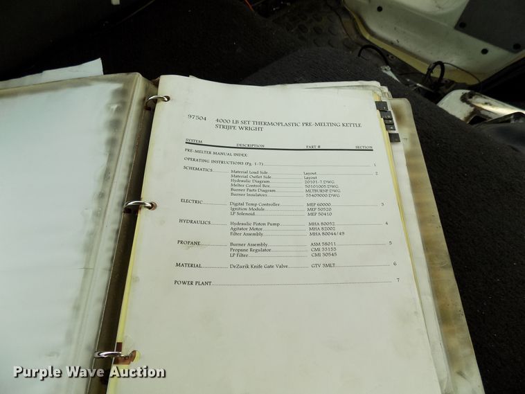 image for item FI9780 1997 Volvo FE paint striping truck