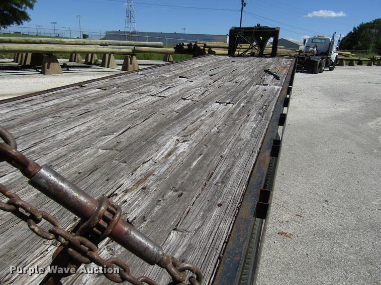 image for item FJ9679 1984 Gooseneck equipment trailer