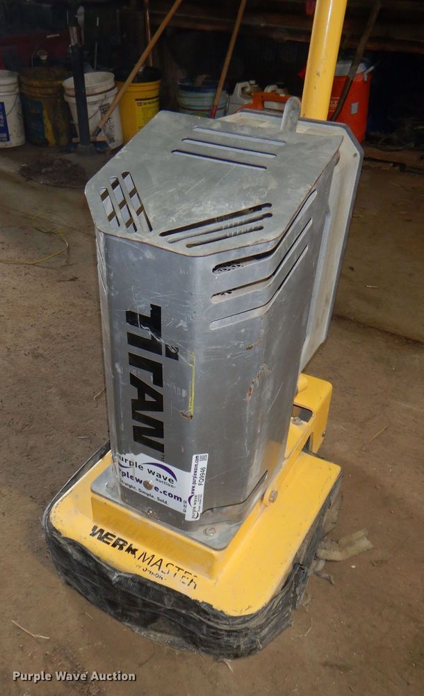 Werkmaster Titan XT concrete grinder with vacuum in Ottawa, KS Item