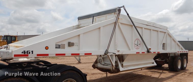 image for item FT9632 1991 Ranch bottom dump trailer