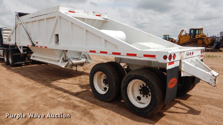 image for item FT9632 1991 Ranch bottom dump trailer