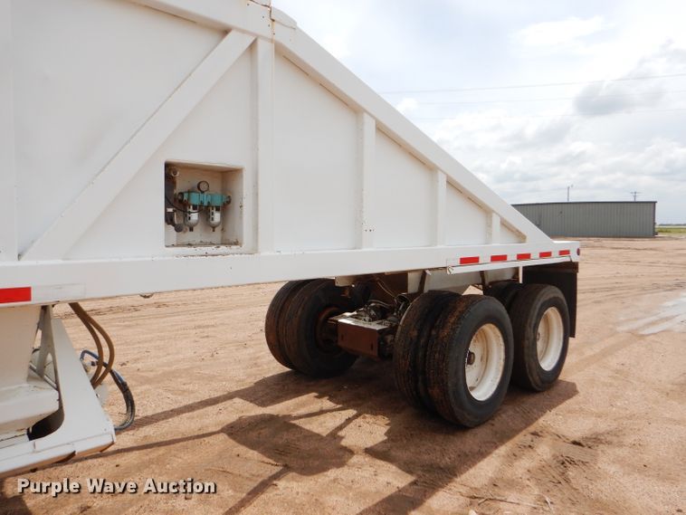 image for item FT9632 1991 Ranch bottom dump trailer
