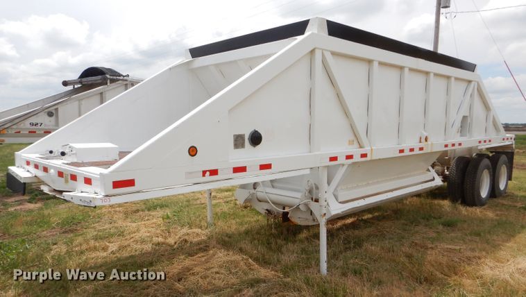 image for item FT9634 1988 Ranch bottom dump trailer