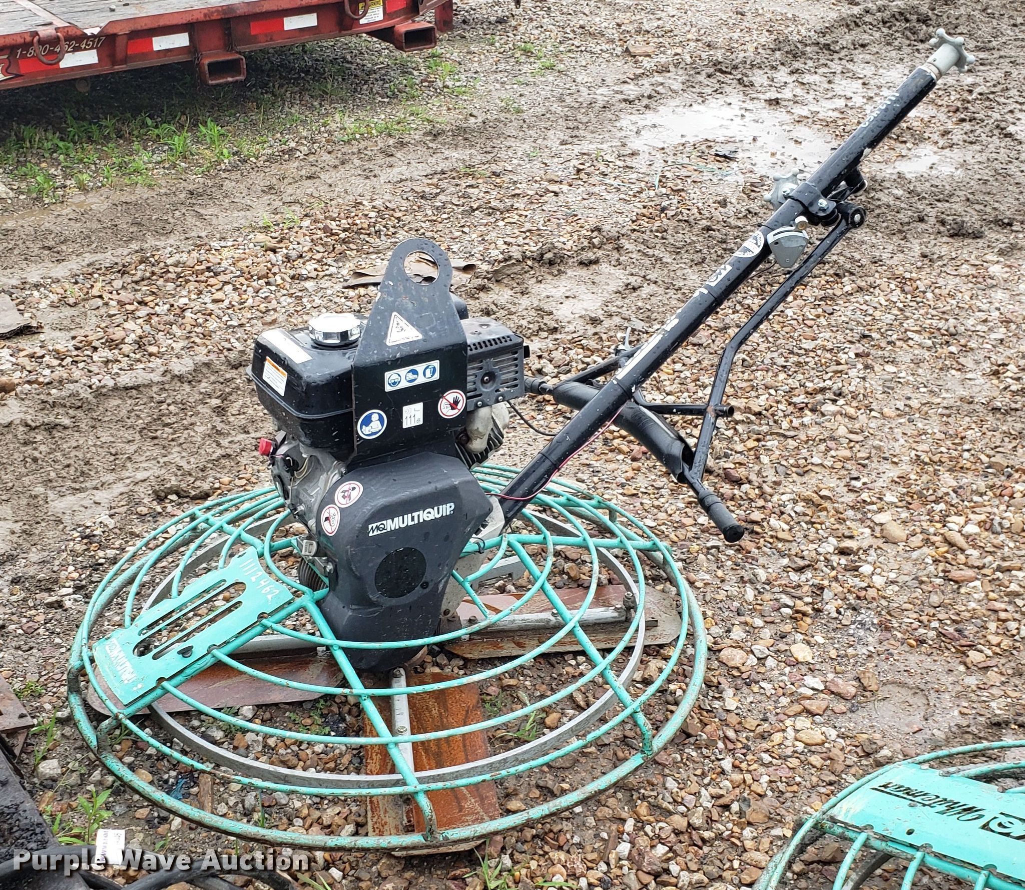 Multiquip B46H90 concrete trowel in Olathe, KS Item AN9450 sold Purple Wave