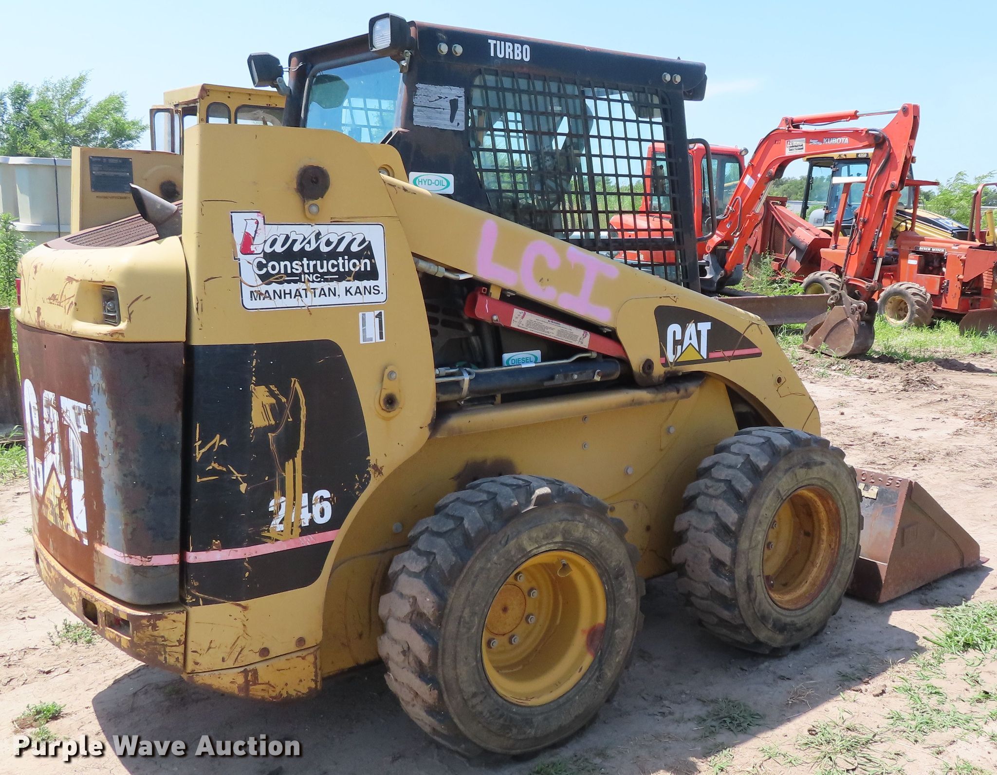 2002 Caterpillar 246 skid steer in Manhattan, KS Item DD6195 sold