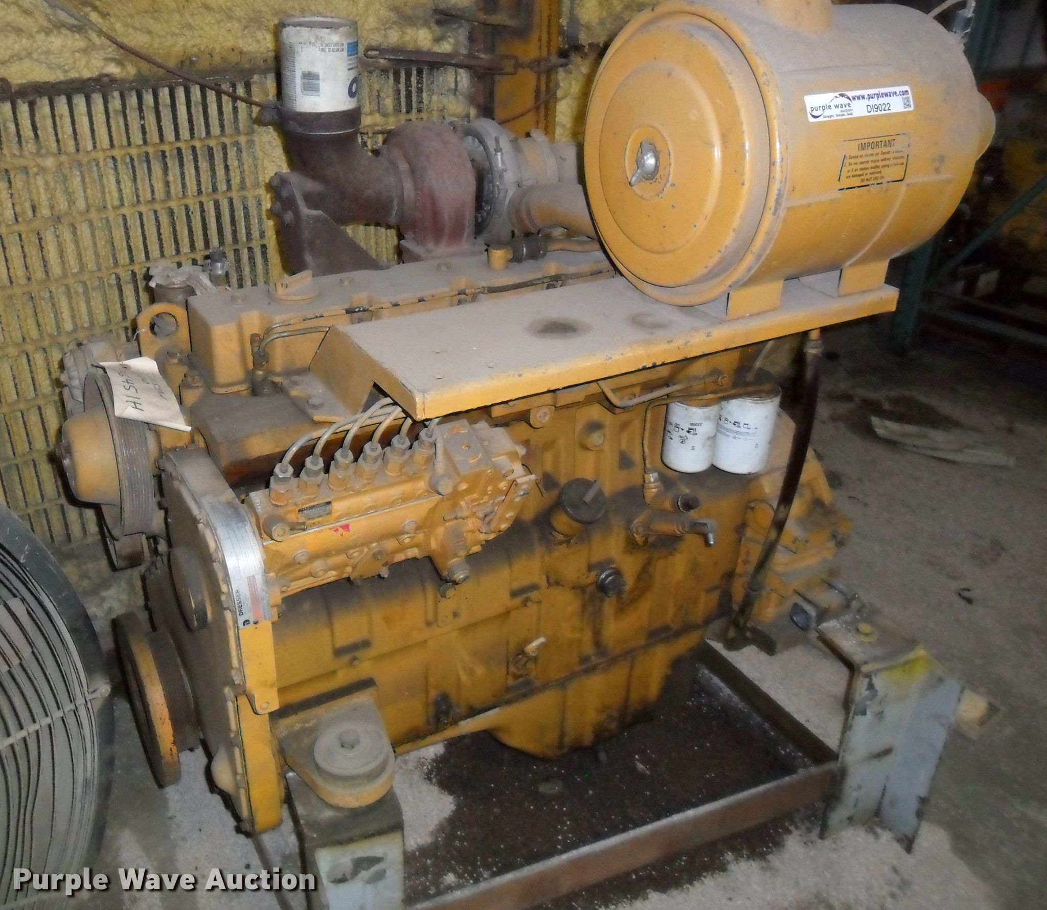 Komatsu D505T 8.3L diesel engine in Kansas City, KS Item DI9022 sold