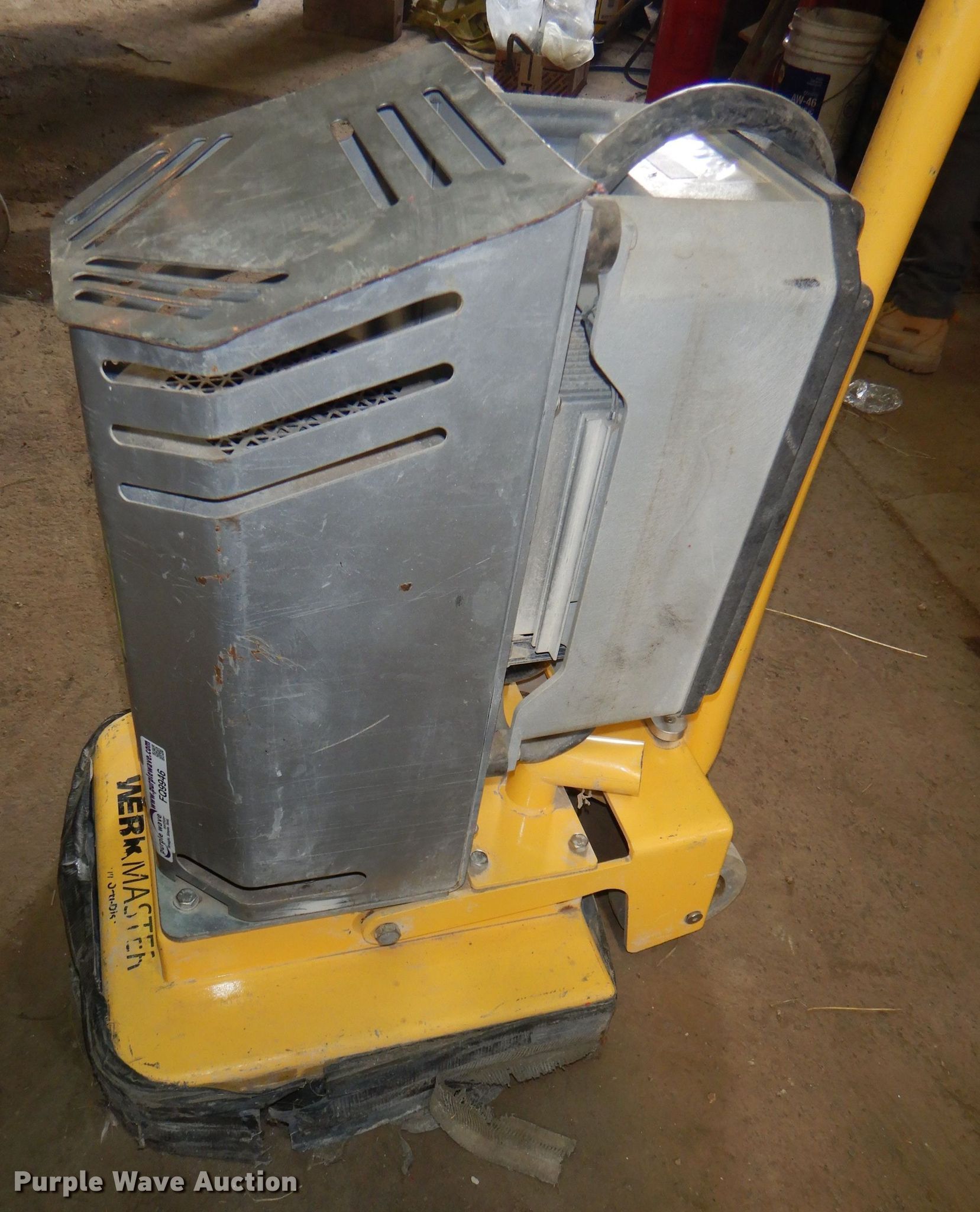 Werkmaster Titan XT concrete grinder with vacuum in Ottawa, KS Item