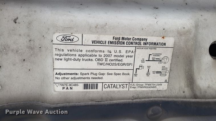 image for item EU9859 2007 Ford F150 pickup truck