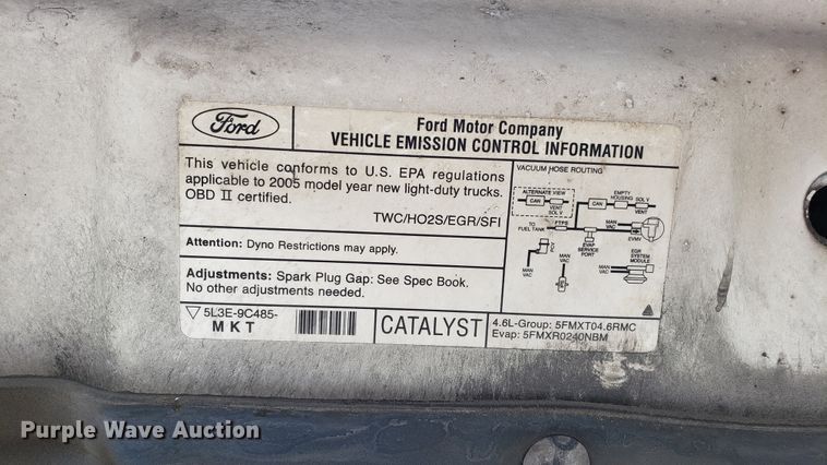 image for item EU9861 2005 Ford F150 SuperCab pickup truck