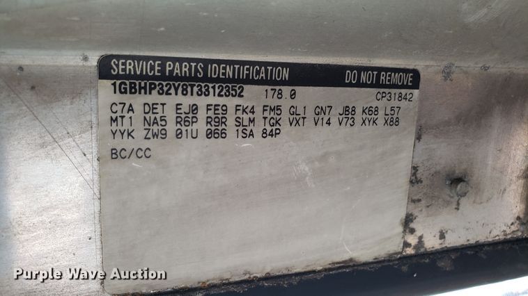 image for item EU9864 1996 Chevrolet P30 Utilimaster delivery truck