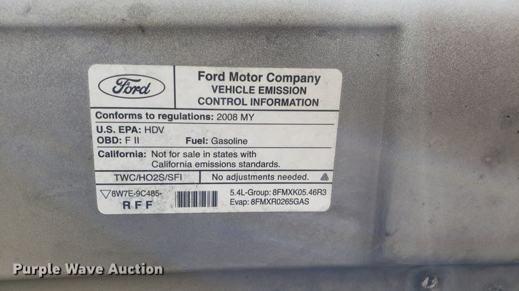 image for item EU9867 2008 Ford E250 van