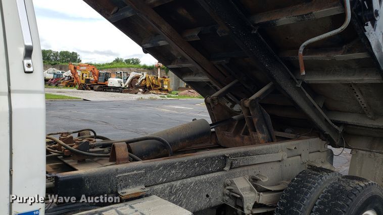 image for item EU9872 1991 Ford F800 dump truck