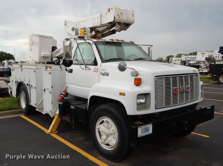 image for item EU9877 1994 GMC TopKick C6500 bucket truck