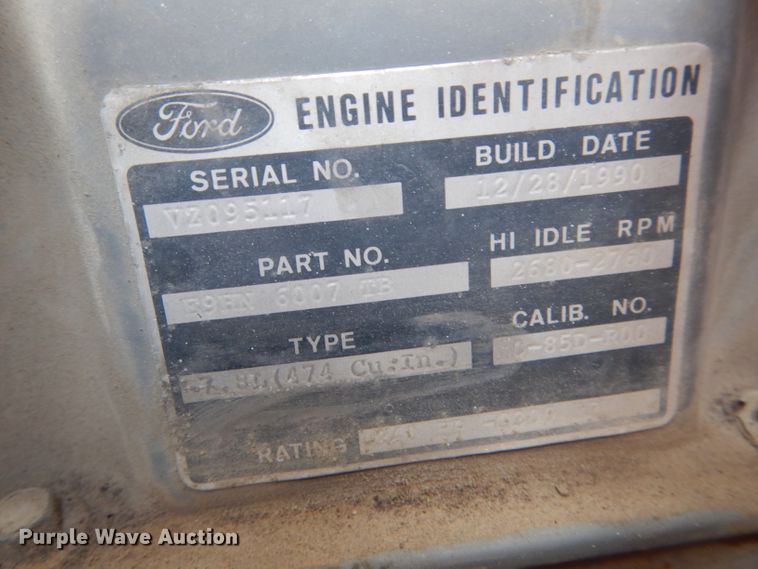 image for item EU9878 1992 Ford L8000 bucket truck