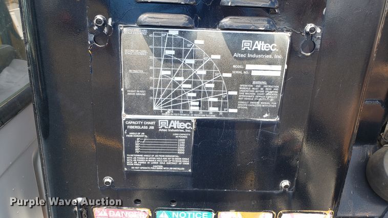 image for item EU9882 1995 International 4900 digger derrick truck