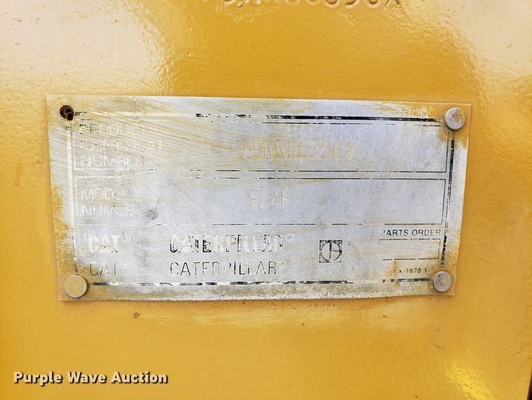 image for item EU9895 1995 Caterpillar 924F wheel loader