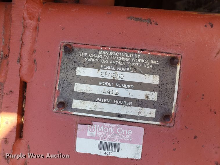 image for item EU9897 1993 Ditch Witch 5110 trencher