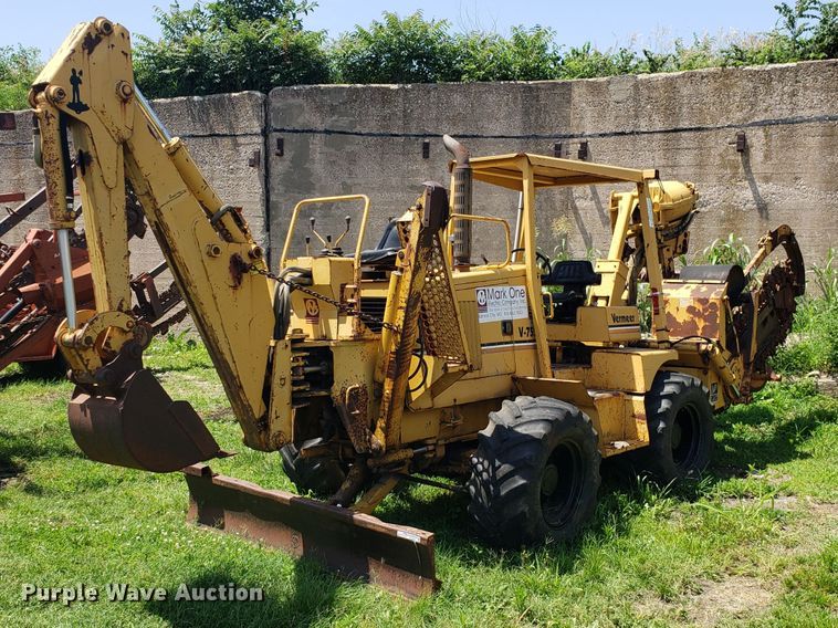 image for item EU9898 1989 Vermeer V7550 trencher