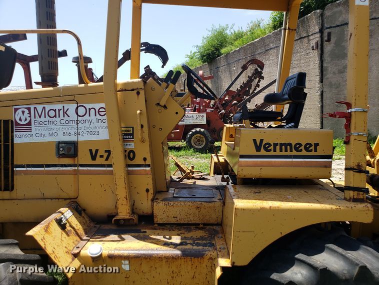 image for item EU9898 1989 Vermeer V7550 trencher