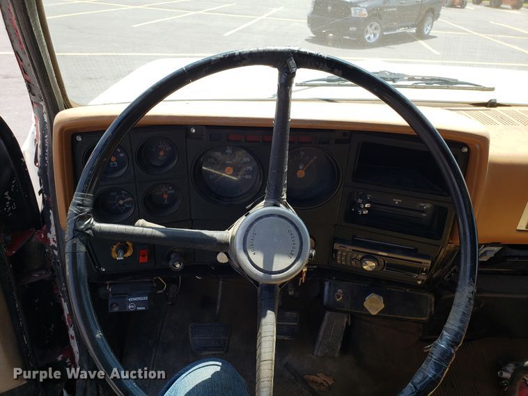 image for item EU9903 1987 Chevrolet C70 flatbed truck