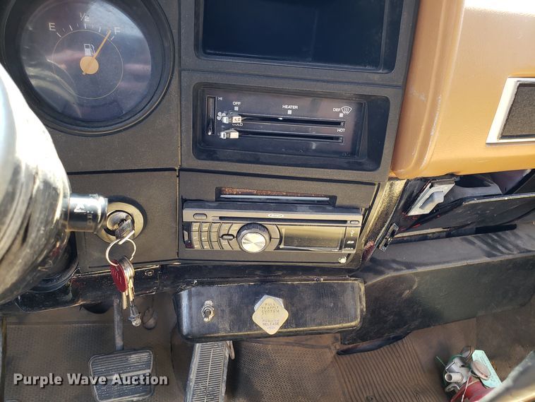 image for item EU9903 1987 Chevrolet C70 flatbed truck