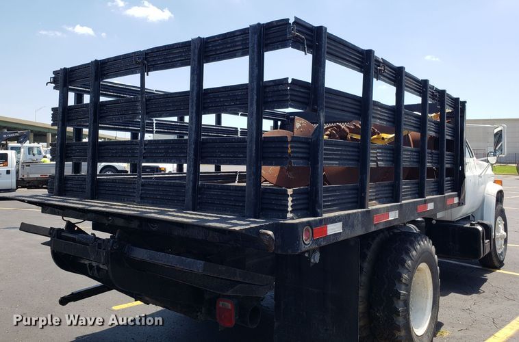 image for item EU9903 1987 Chevrolet C70 flatbed truck