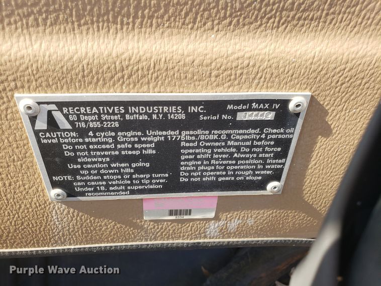 image for item EU9933 Argo Max IV utility vehicle