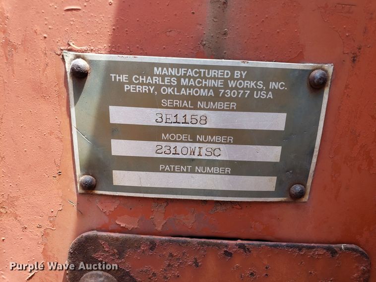 image for item EU9982 1988 Ditch Witch 2310 trencher