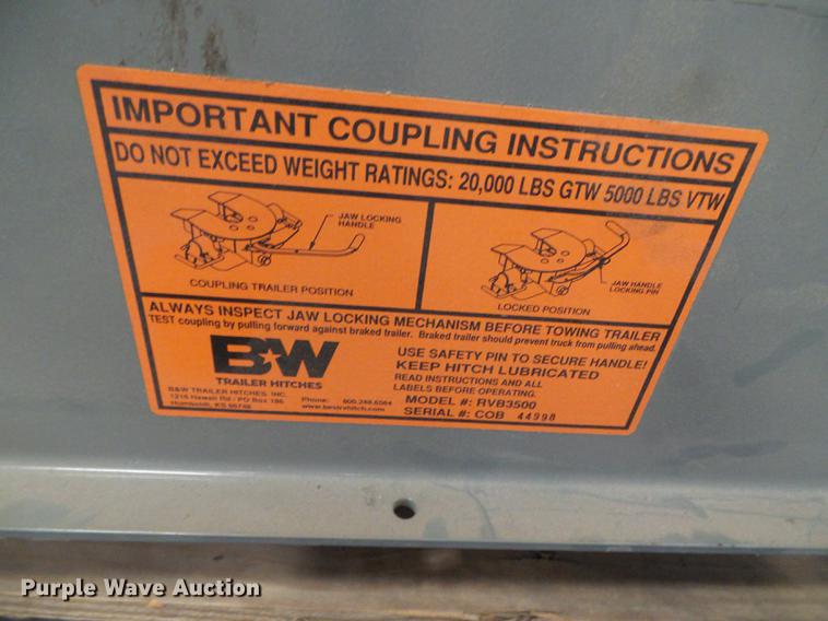 image for item DB2236 Companion RV53500 fifth wheel hitch