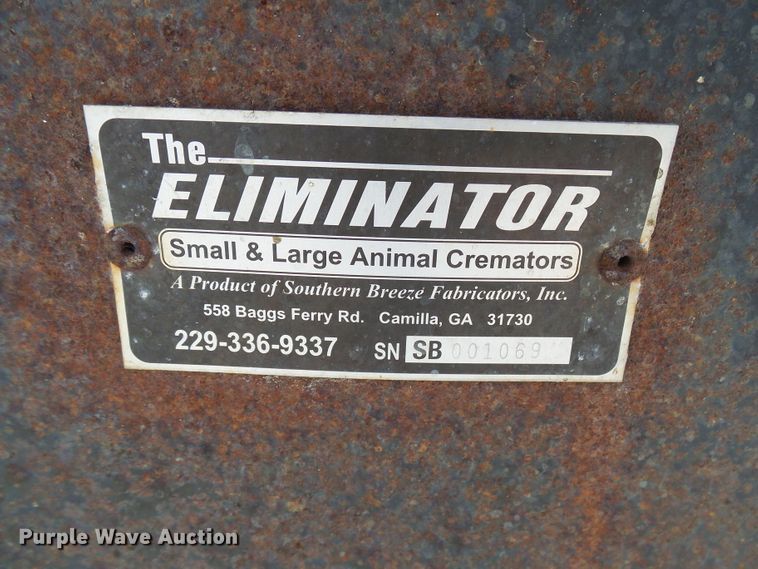 image for item DB2238 Eliminator SB2000 animal cremator