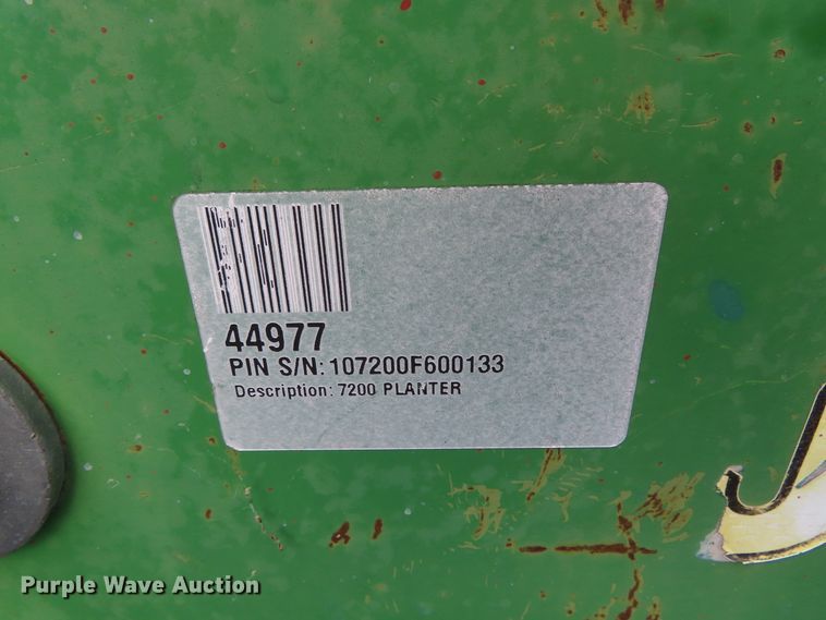 image for item DD6311 John Deere 7200 no-till planter