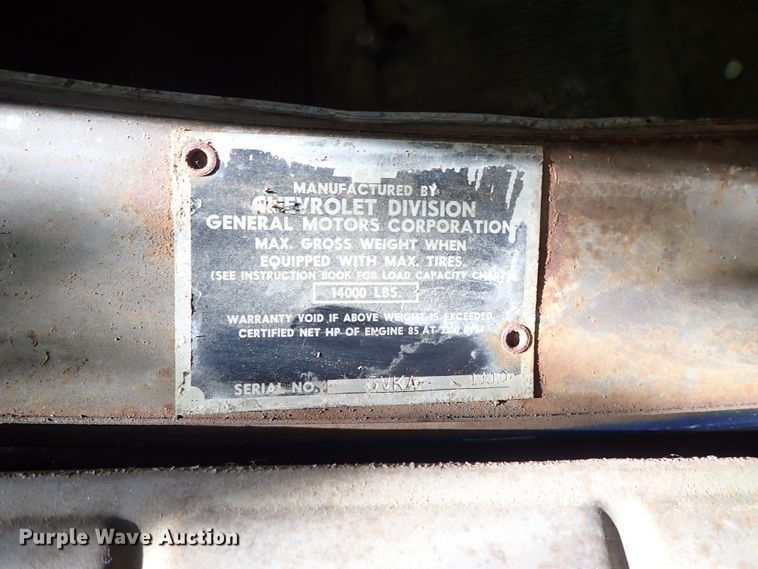 image for item DF1244 1952 Chevrolet grain truck