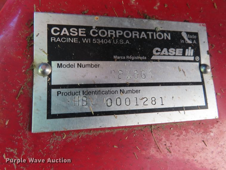 image for item DH0294 2002 Case IH RBX561 round baler
