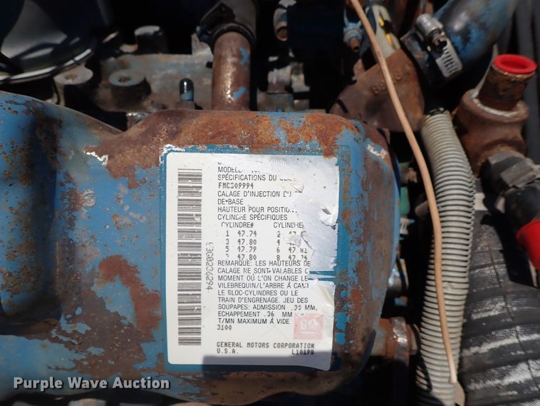 image for item FE9826 GMC 8.2L eight cylinder diesel engine