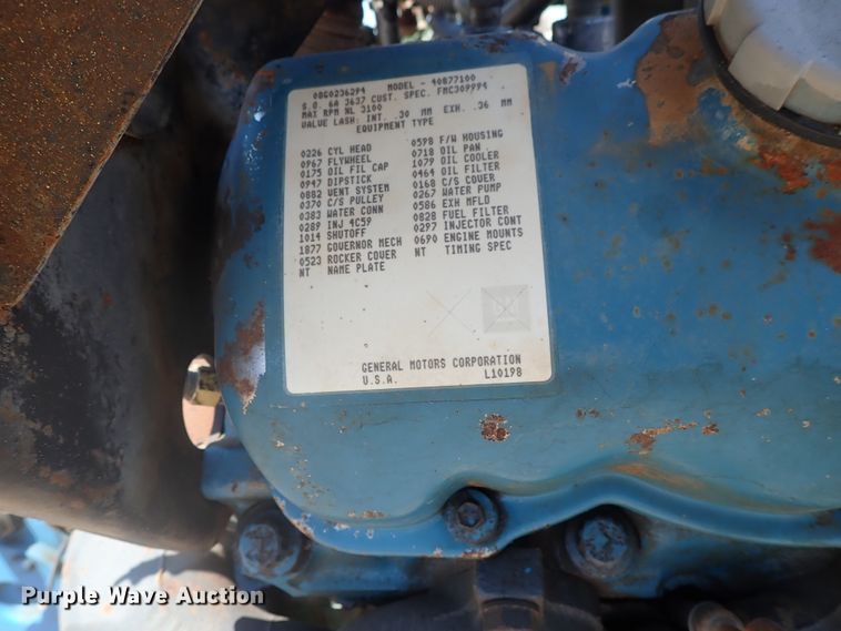 image for item FE9826 GMC 8.2L eight cylinder diesel engine