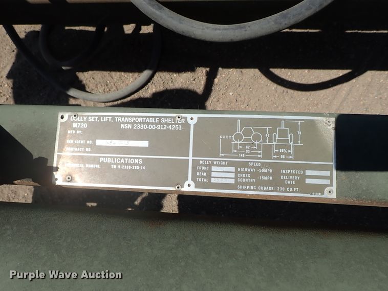 image for item FE9842 Gichner Mobile Systems dolly trailer