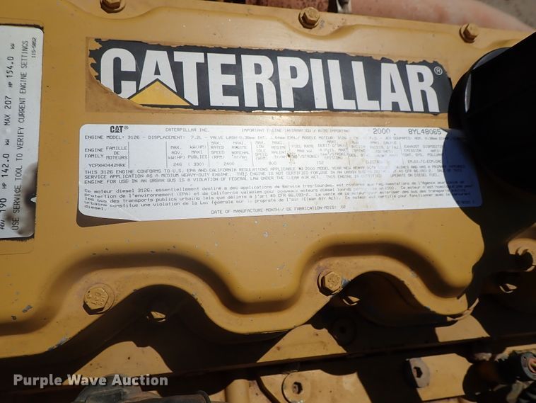 image for item FE9844 Caterpillar 3126 7.2L L6 diesel engine