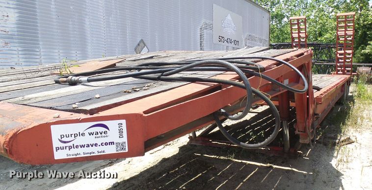 image for item DI0510 1980 Load King drop deck equipment trailer