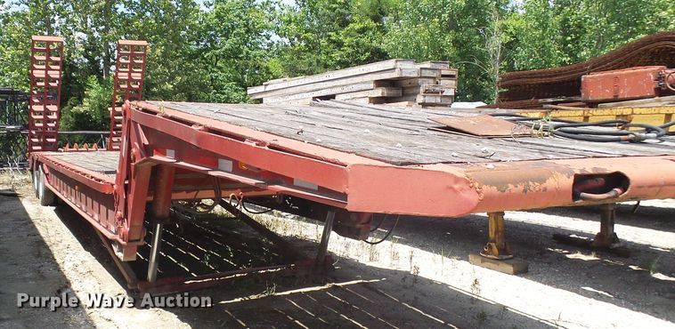 image for item DI0510 1980 Load King drop deck equipment trailer