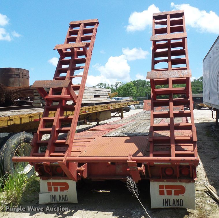 image for item DI0510 1980 Load King drop deck equipment trailer