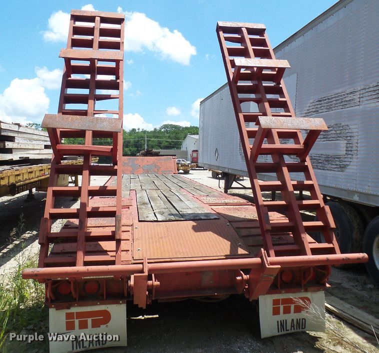image for item DI0510 1980 Load King drop deck equipment trailer