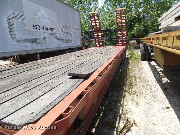 image for item DI0510 1980 Load King drop deck equipment trailer