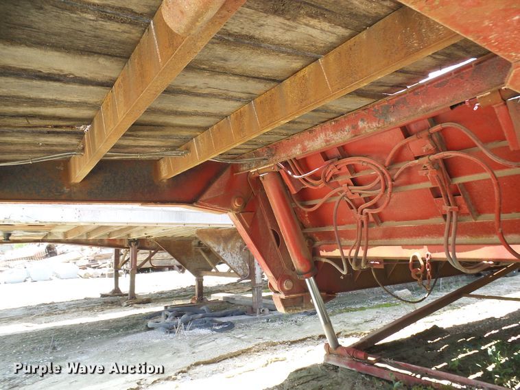 image for item DI0510 1980 Load King drop deck equipment trailer