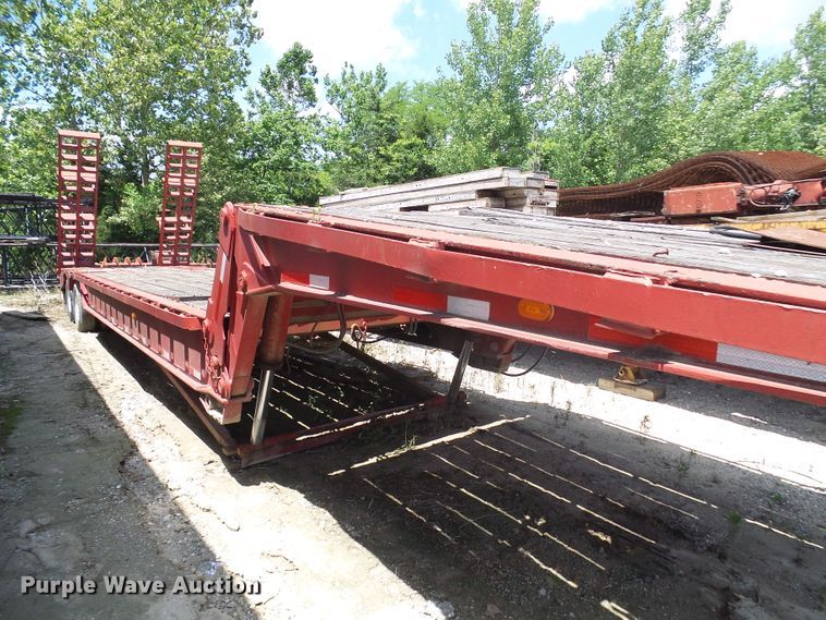 image for item DI0510 1980 Load King drop deck equipment trailer