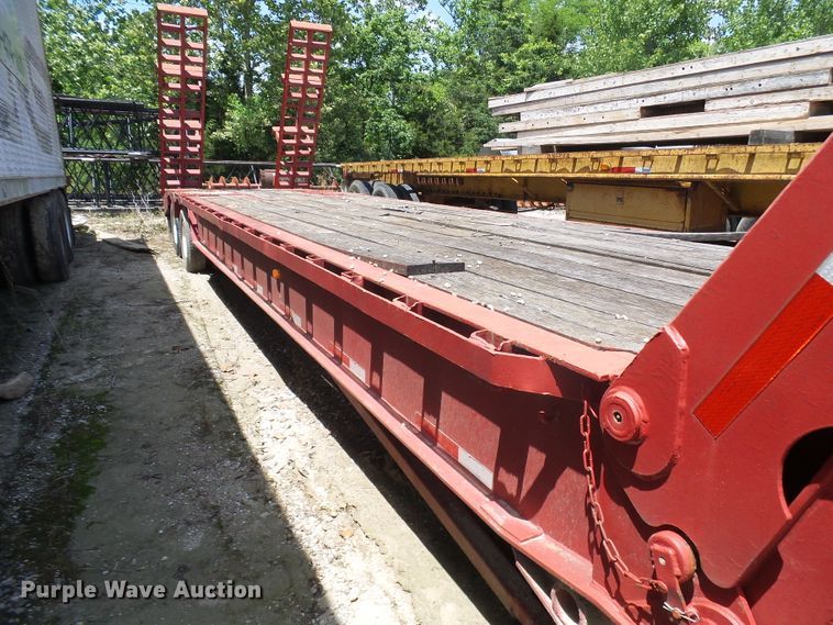 image for item DI0510 1980 Load King drop deck equipment trailer