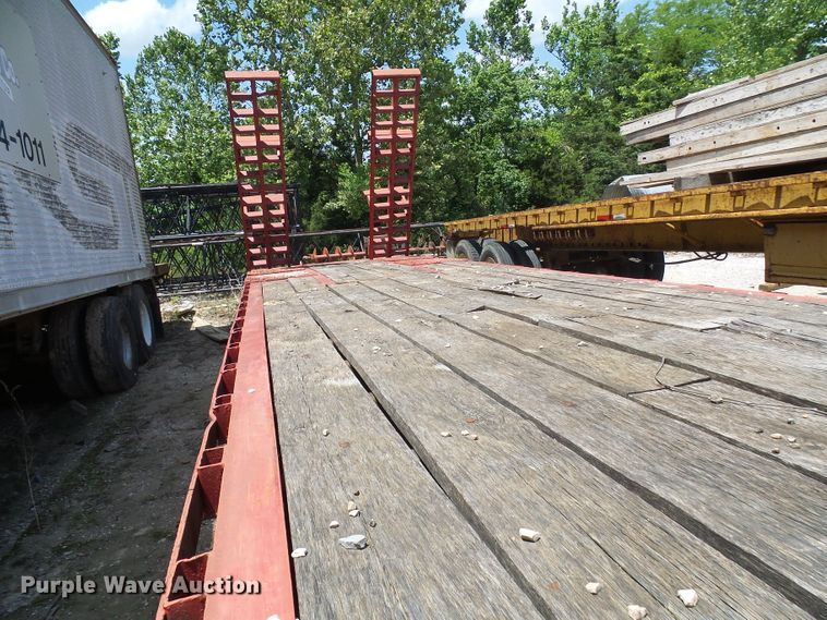 image for item DI0510 1980 Load King drop deck equipment trailer