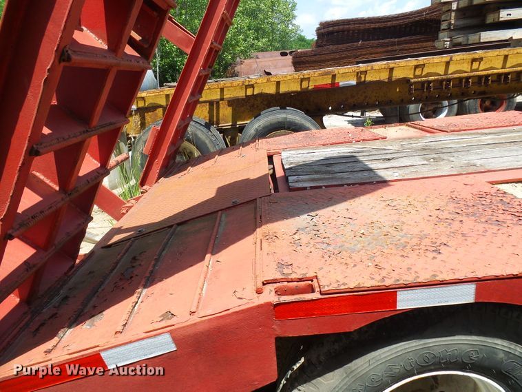 image for item DI0510 1980 Load King drop deck equipment trailer